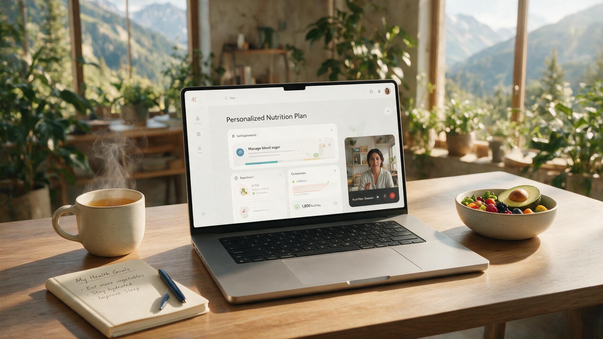 1:1 online nutrition counseling via video call with Anne Krenzin